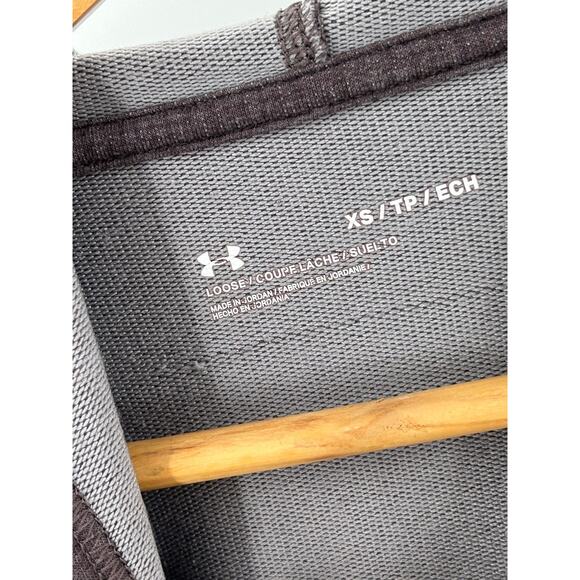 Under Armour Featherweight Hooded‎ Sweatshirt Size XSmall - Picture 3 of 11